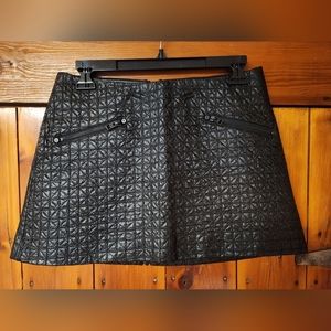 Women's Harley Davidson Leather Mini Skirt